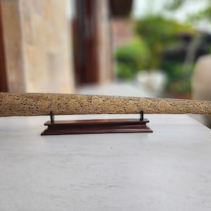 bone carving floral sword fish