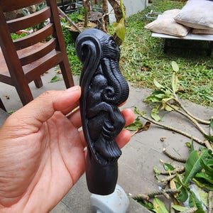 Deer  antler carving custom promitif