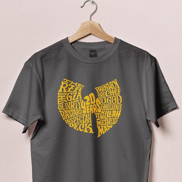 Wu-Tang 20 Years, Hip hop t shirt, hip hop movement, gift for her, gift for him