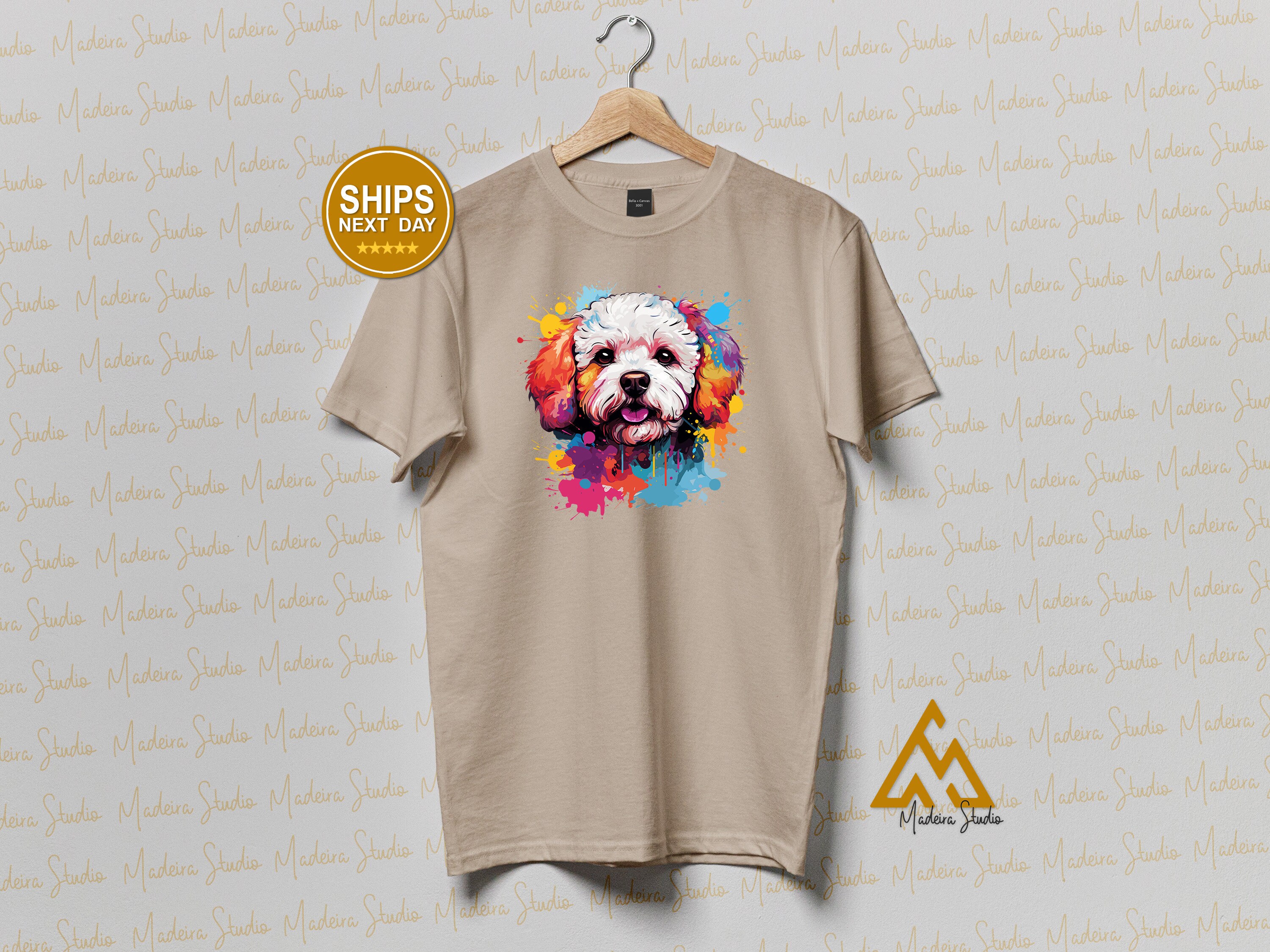 Bichon Frise Graphic Tees, Dog Themed Shirts, Pet Lover Apparel, Bichon — free download