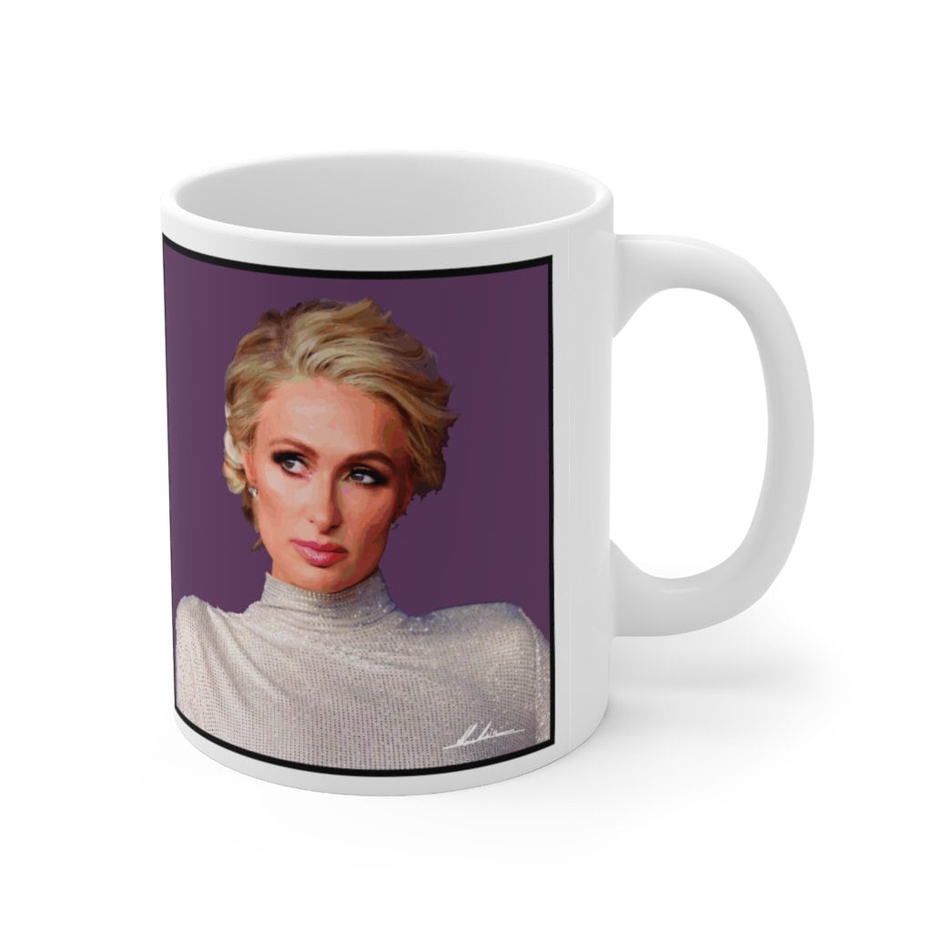 Paris Hilton Ceramic Mug 11oz, Paris for President Mug, Paris Hilton Hot  Coffee Cup, Paris Sliving Presidential Tea Cup, Paris Fan Gift 