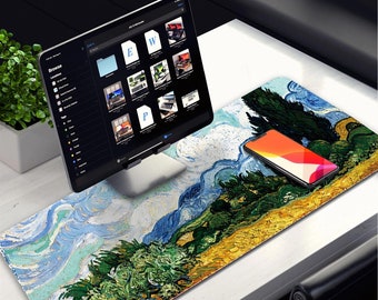 Large Mouse Pad Large Desk Pad Oil Painting Desk Pad Place Mats Oil Paint Mouse Pads Desk Decor Desk Pad Desk Mat.