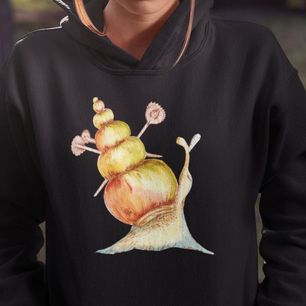 Hoodie mit Schneckenmotiv