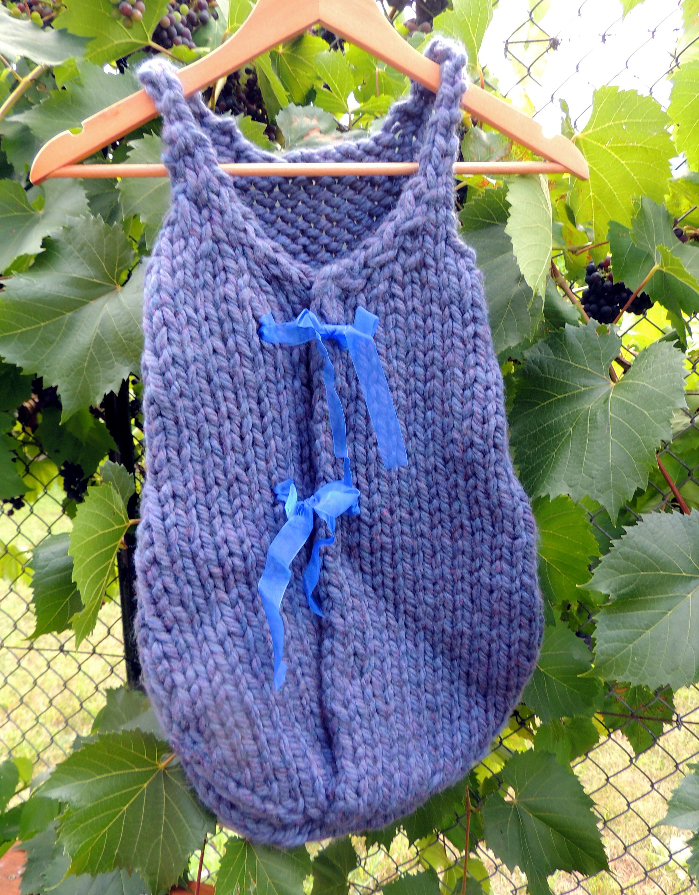 Gogoteuse Bleue Tricotée