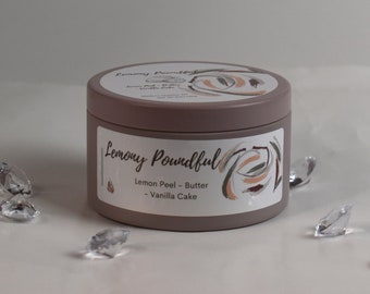 Lemony Poundful 5oz Travel Tin Candle  Lemon Scented with Soy wax