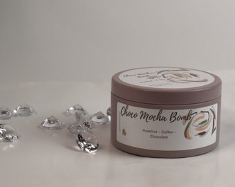 Choco Mocha Bomb 5oz. Travel Tin, Chocolate and Coffee Scented