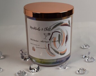 Mocktails & Chill 12oz Container Candle, Champagne Scented