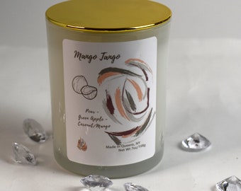 Mango Tango 7oz. Container Candle - Tropical scented with Soy wax