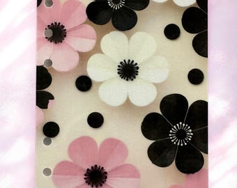 Blush Bloom Dashboard | A6 Budget Binder Insert