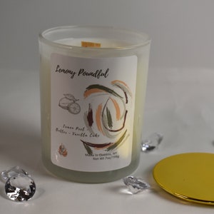 Lemony Poundful 7oz. Container Candle, Lemon Scented image 2