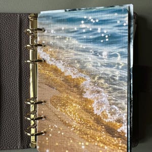 Linen A6 Budget Dashboard | Long-Term Funds Cash Envelope Divider | Physical Binder Insert | The Stylish Budget