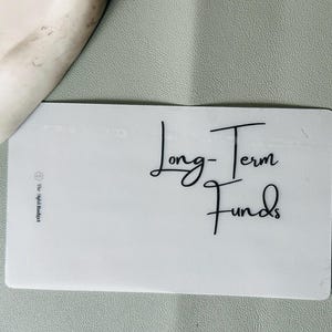Custom A6 Budget Binder Dashboard: Minimalist Cash Envelope Insert