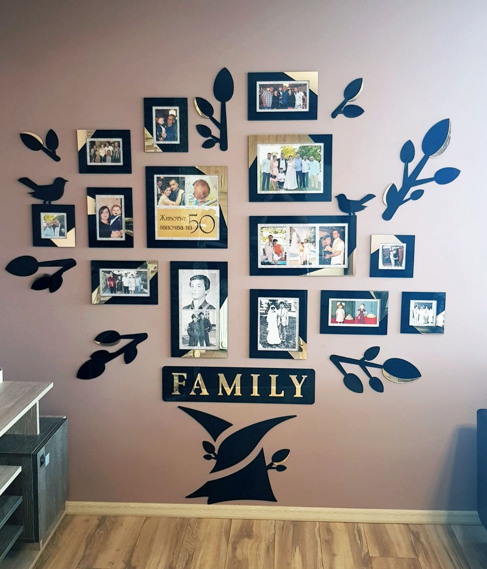 Family Wall Tree Personalized Custom Family Tree Wall Etsy