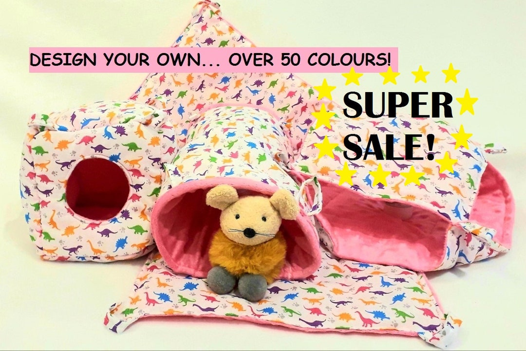 4 Piece Rat Hammock Set, Cage Accessories, Rat Hammock Bundle, Mice Bed