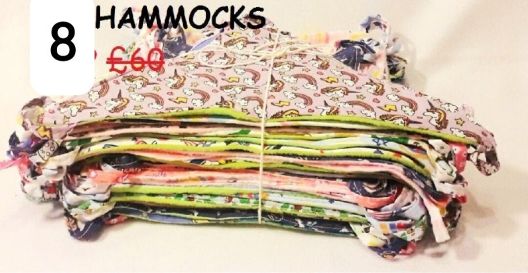 Amazing RAT HAMMOCK BUNDLE, Hammocks for Rats, Mice Hammocks, Mice