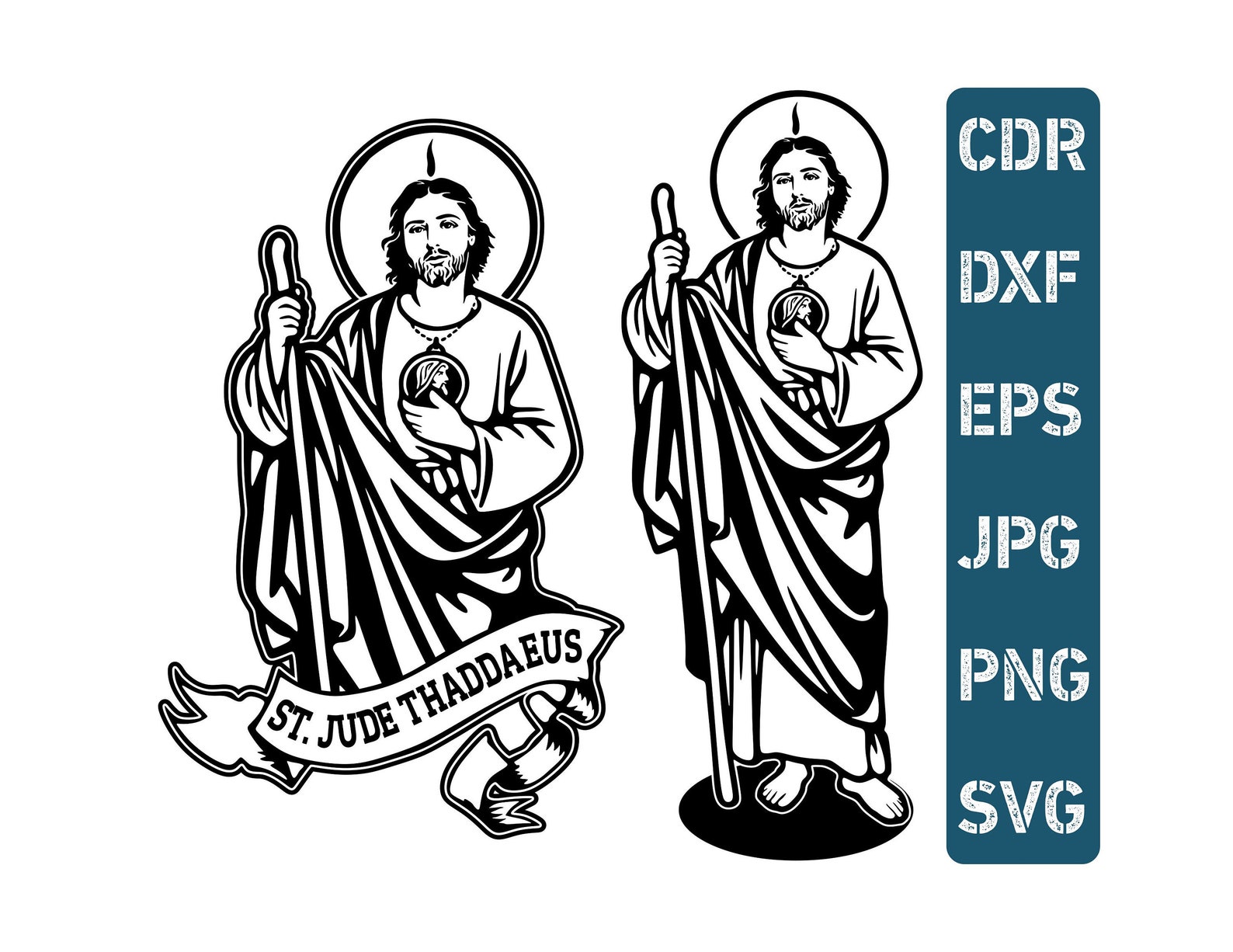 Jude Thaddeus svg Jude the Apostle design St Jude Etsy