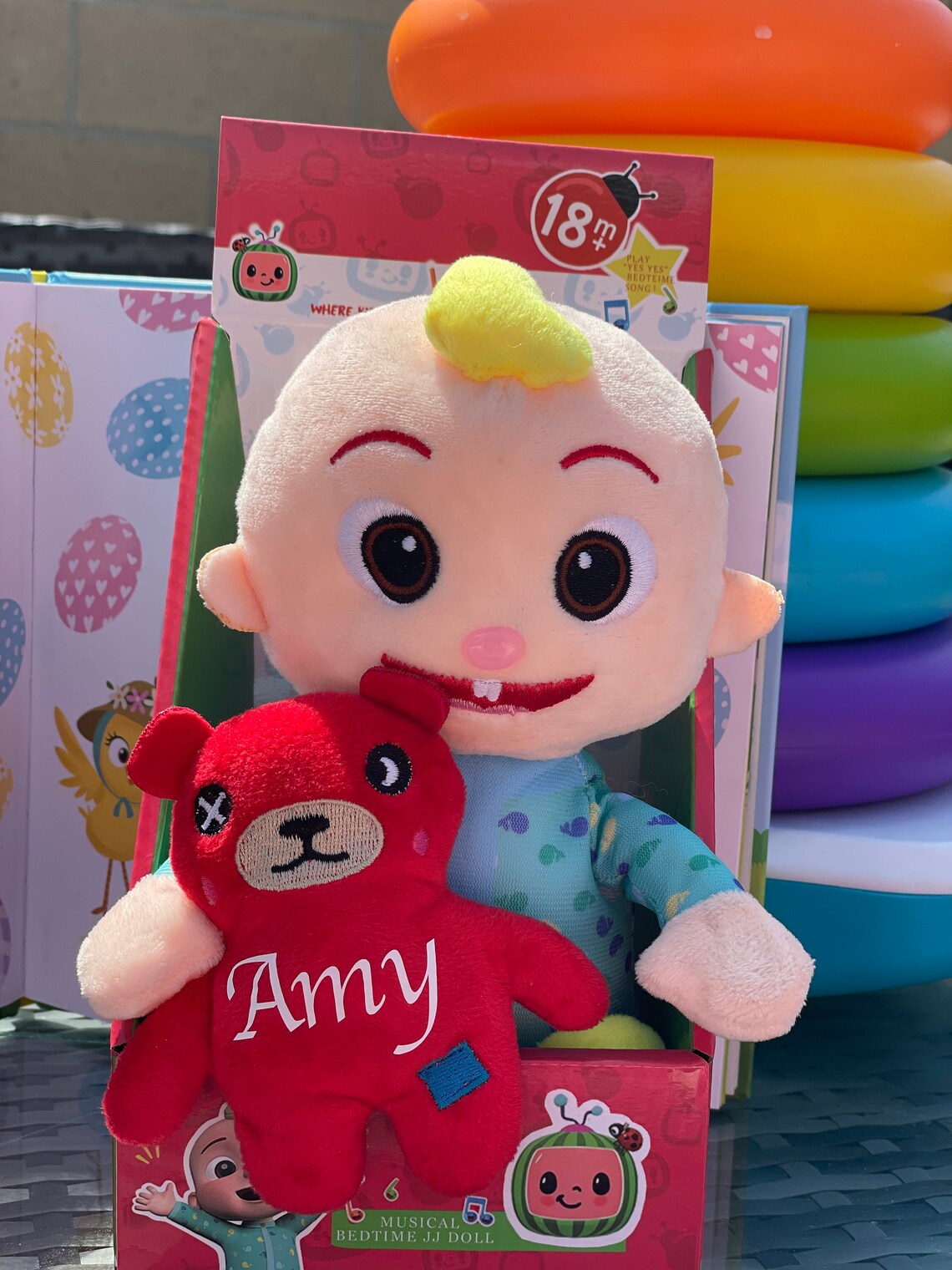 Cocomelon Custom Name JJ Doll - Etsy