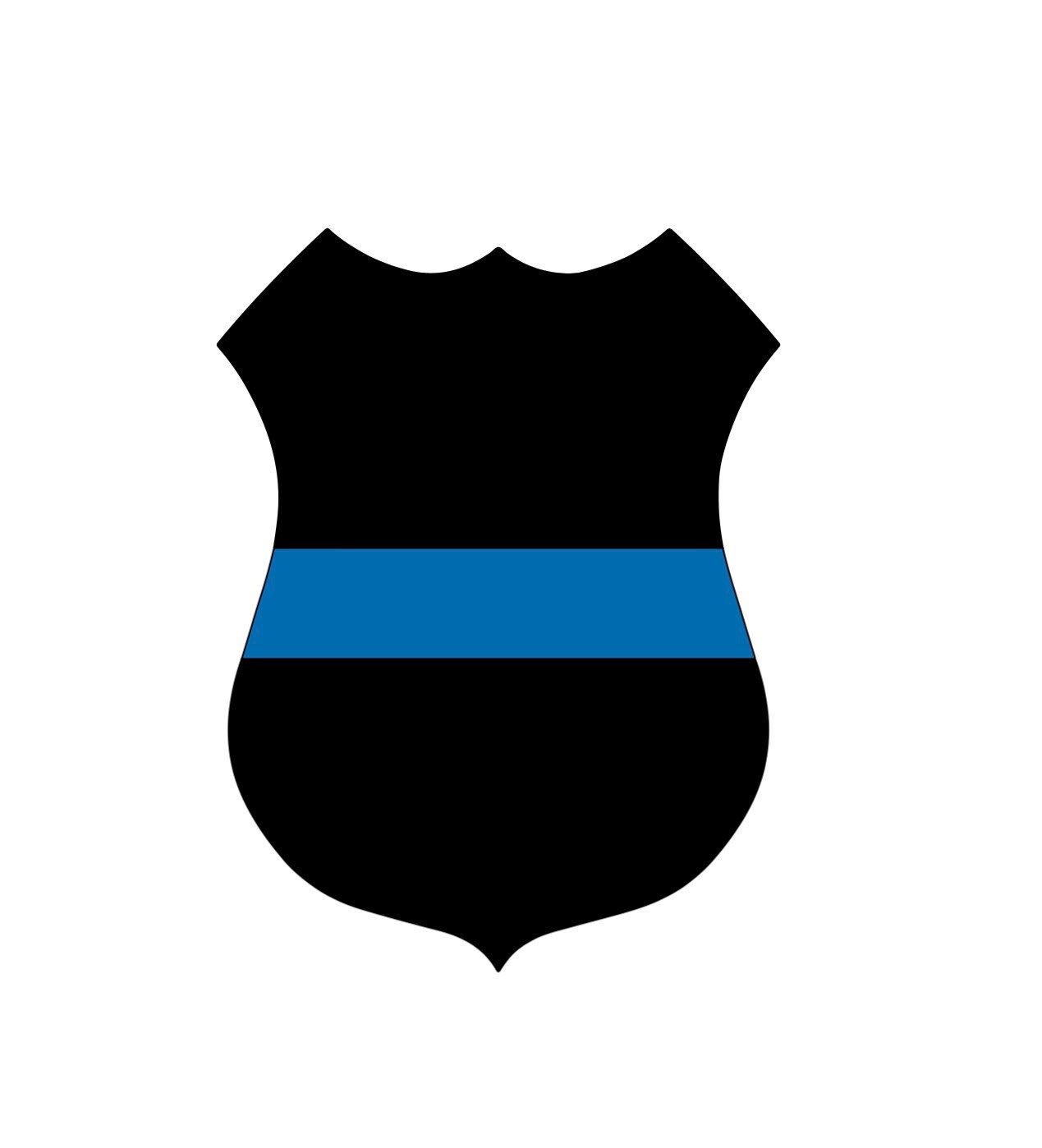 Personalized Custom Police Badge Decals Law Enforcement Thin | Etsy