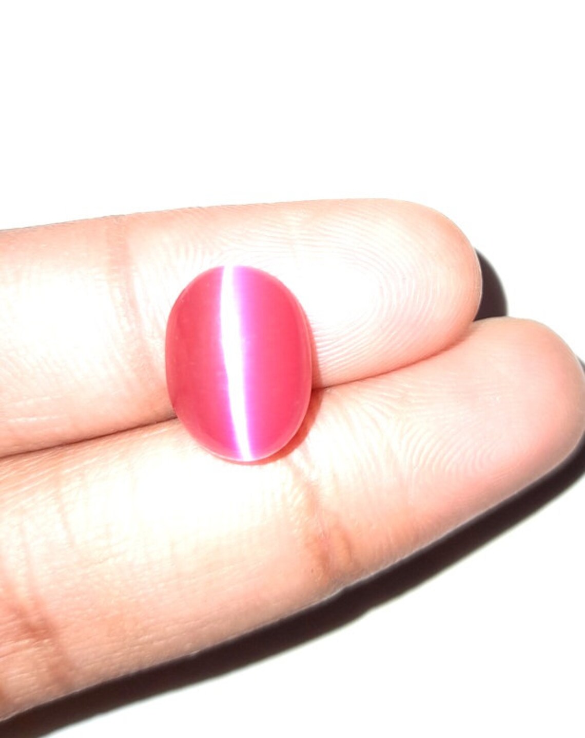 CATS EYE GEMSTONE Cabochon Cats Eye Natural Cats Eye Pink Etsy