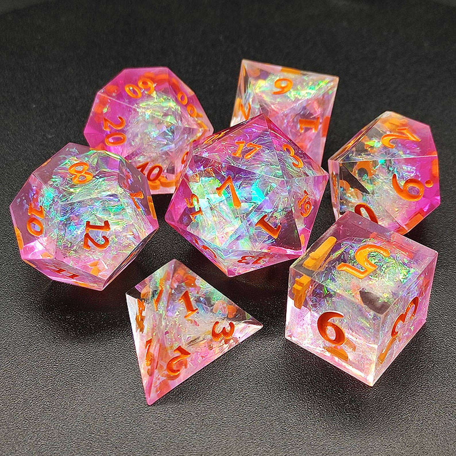 Colorful DND Dice Set Dungeons and Dragons D&D Dice COC Etsy
