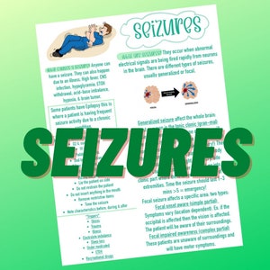 Neurological disorder notes - Seizure