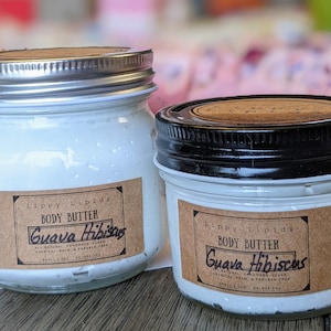 Guava Hibiscus Powder-Finish Body Butter