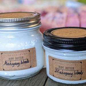 Mahogany Woods Powder-Finish Body Butter
