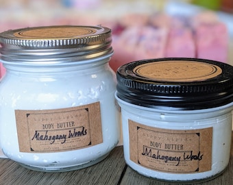 Mahogany Woods Powder-Finish Body Butter