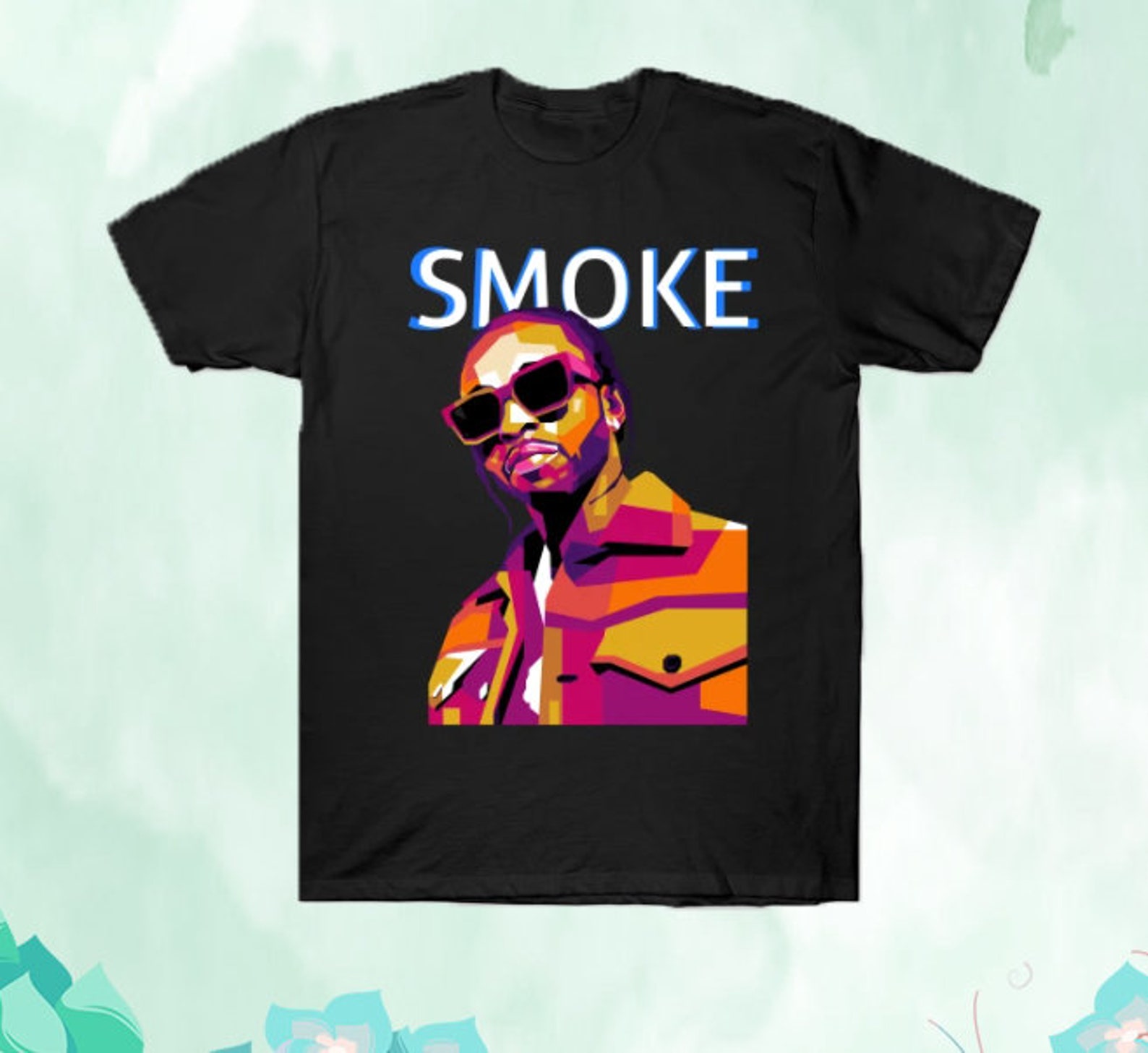 purple pop smoke shirt