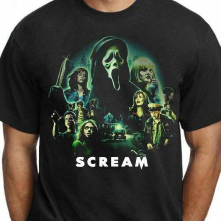Scream Movie shirtScream 90s Horror Movie Shirt Halloween Etsy