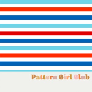 Stripes coordinate for Retro Smiley USA July 4th Summer Print Seamless Repeat Pattern for Commercial Use
