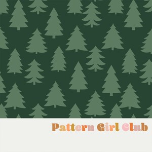 Motif de répétition sans couture de la ferme des garçons d'arbres de Noël pour un usage commercial