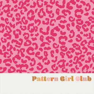 Patrón de repetición sin costuras con estampado de leopardo rosa Boho Neutral para uso comercial