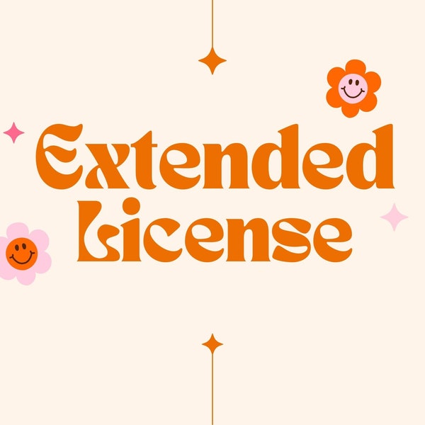 Extended License for one design in my shop