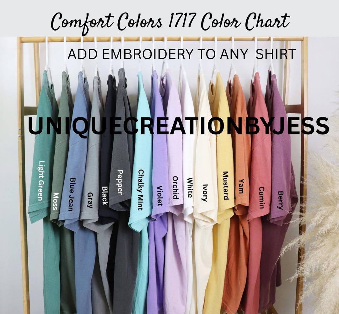 Comfort Colors® T Shirt, Vintage Washed Colors, 100% Cotton Tees For Men or Women Shirts U
