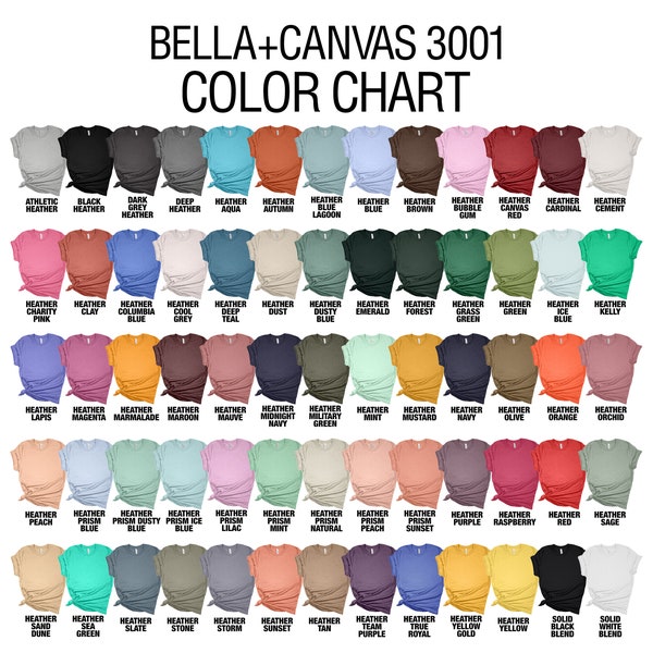 Bella Canvas Shirts,Plain Heather Shirts,Basic T-shirts,Unisex Blank Soft T-shirts,Wholesale Bella+Canvas Shirts,Wholesale Heather Colors