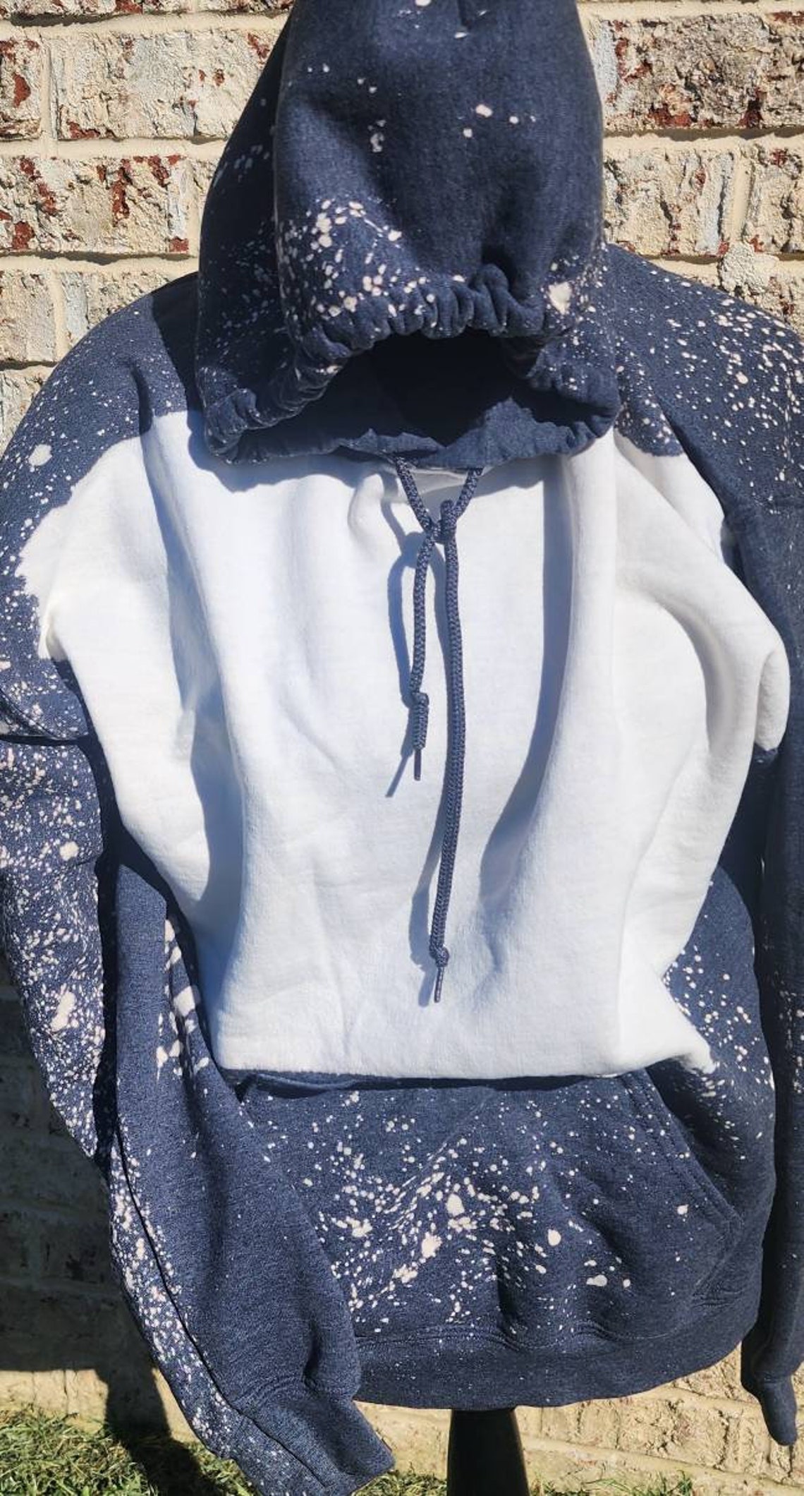 Bleached Blank Hoodie Sublimation Bleached Blank Hoodie Etsy