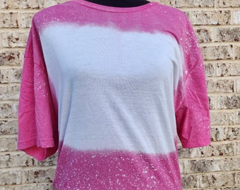 Bulk Bleached Shirt Blanks for Sublimation, Gildan Softstyle, 30-Piece Wholesale