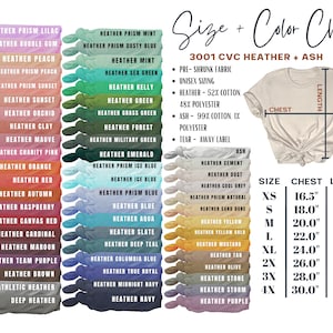 Bella Canvas Shirts,Plain Heather Shirts,Basic T-shirts,Unisex Blank Soft T-shirts,Wholesale Bella+Canvas Shirts,Wholesale Heather Colors