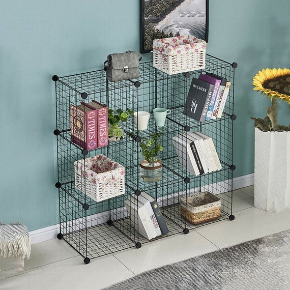 9 Cube Cubby Storage Shelves Organizer Cube Closet Shelving Etsy