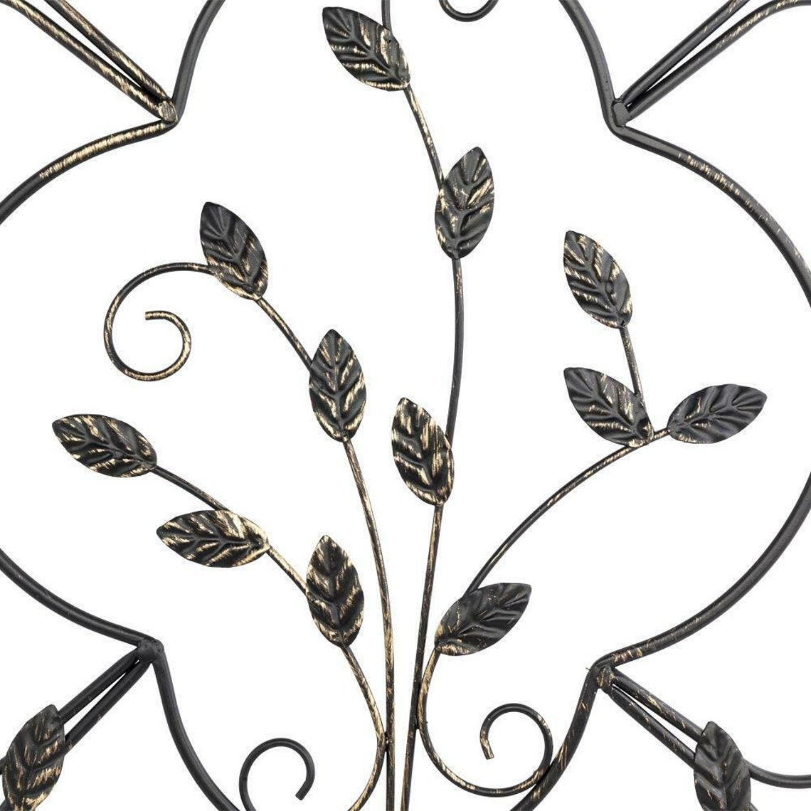 Iron Arch Hanging Wrought Wall Art Metal Flower Wall Art Etsy
