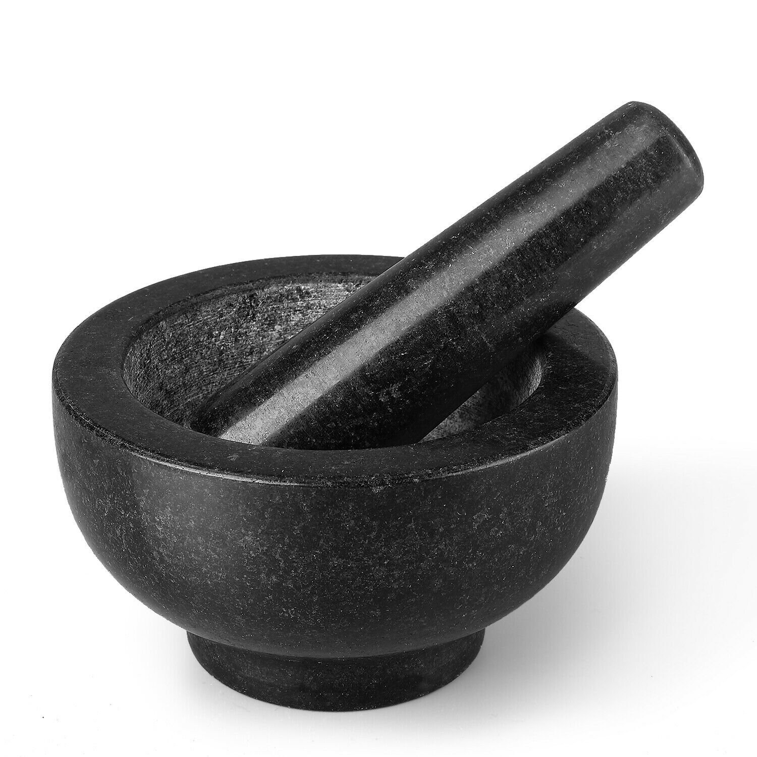 Granite Mortar and Pestle Set Solid Stone Grinder Bowl Etsy