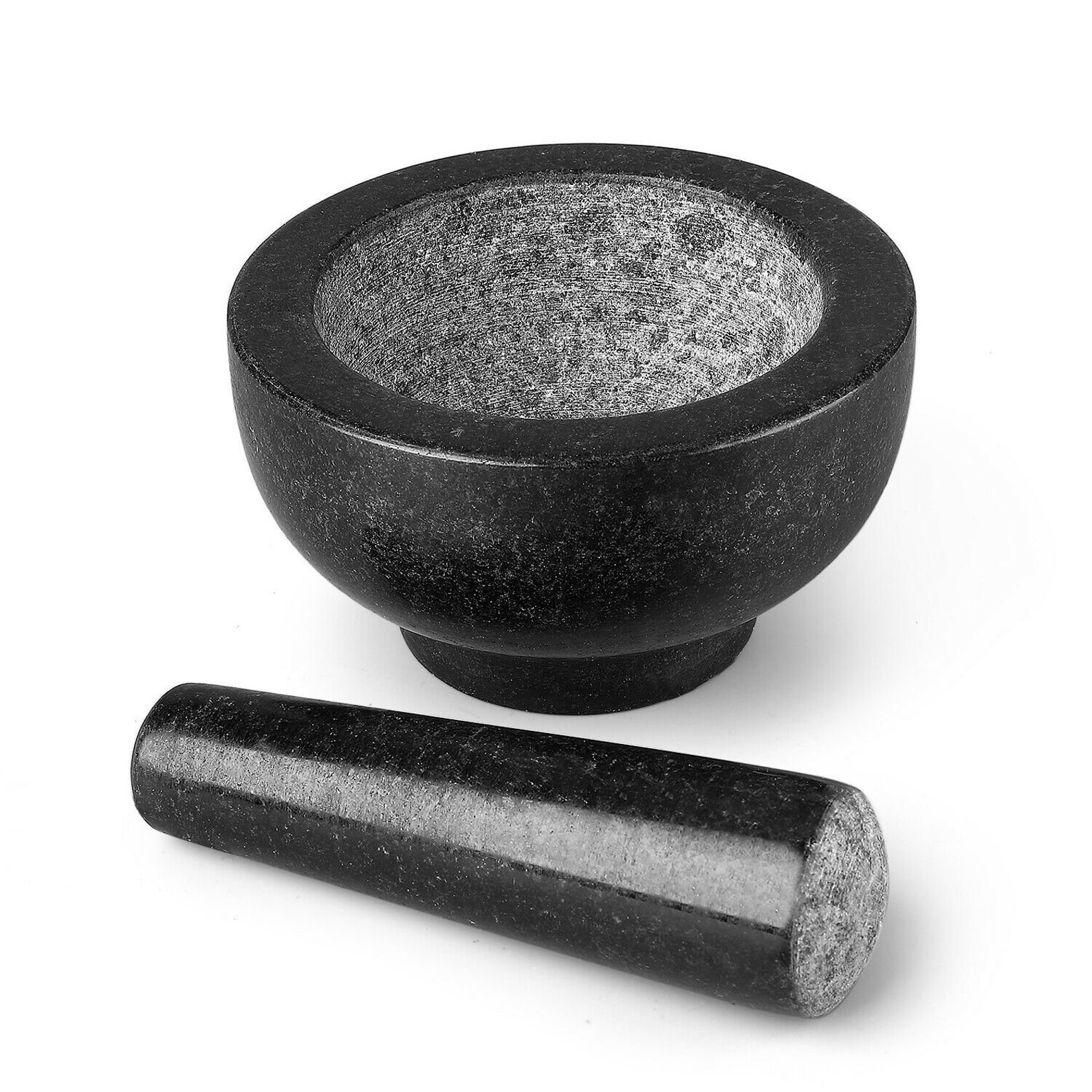 Granite Mortar and Pestle Set Solid Stone Grinder Bowl Etsy