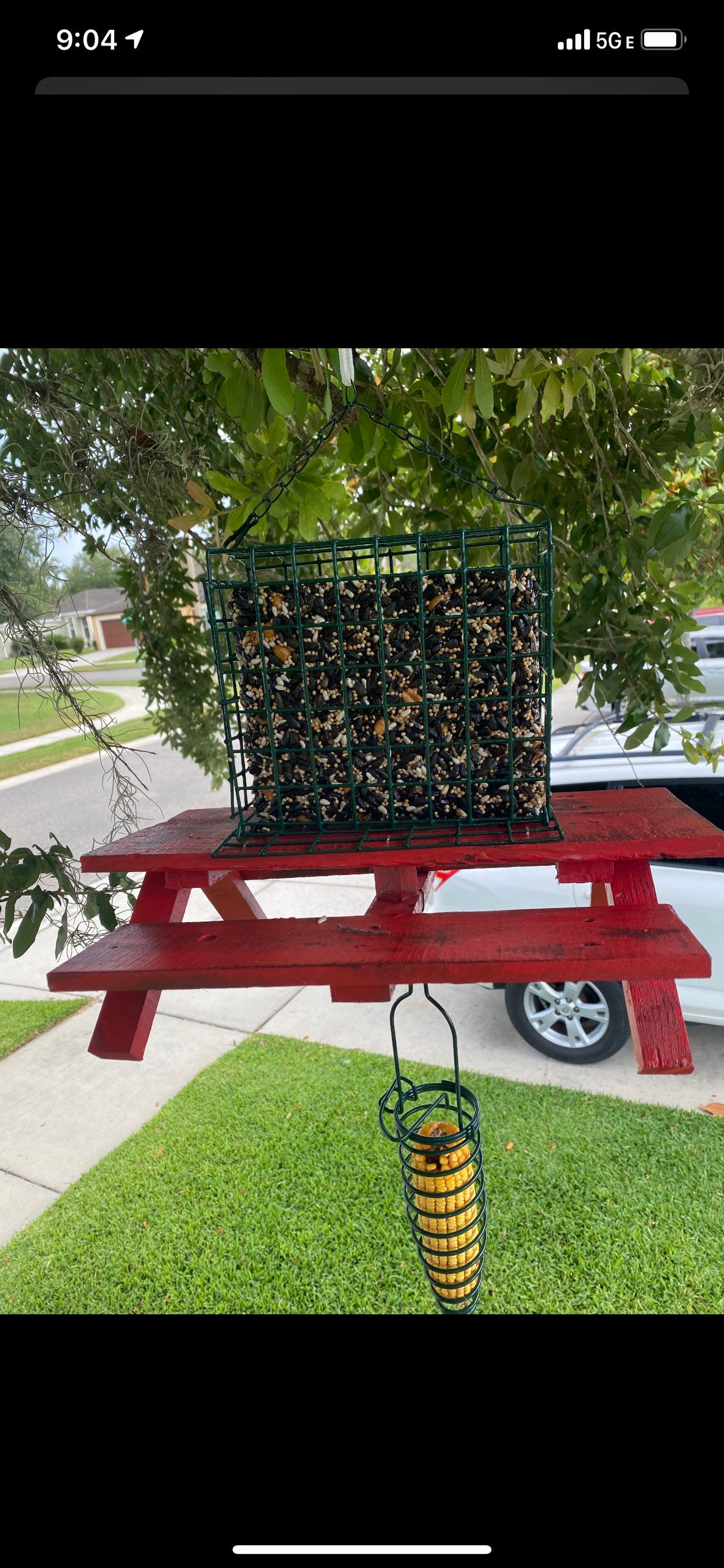 Bird feeder picnic table customizable Etsy