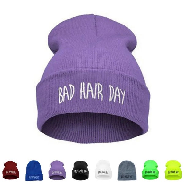 Bad Hair Day Beanie Etsy