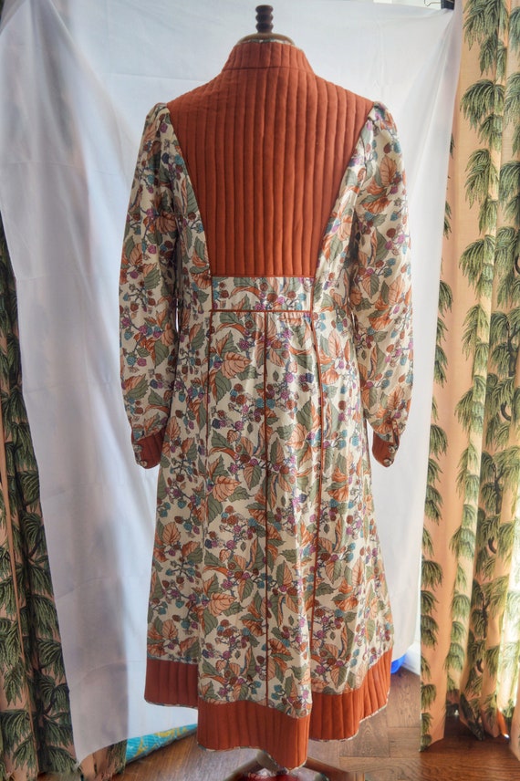 Rare Vintage AnnaBelinda Silk Midi Dress - Autumn… - image 4