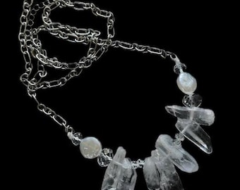 Glacè Waist Chain 2.0 ( Mermaidcore Sirencore jewelry mermaid sirens seashells crystal waist beads chain silver handmade jewelry )