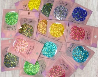 Transparent AB Rhinestones | 1000 per bag|  Non-Hotfix flatback Resin | Rhinestone | 3MM-SS12 | 4MM-SS16 |5MM-SS20 | Craft and Nail Art|