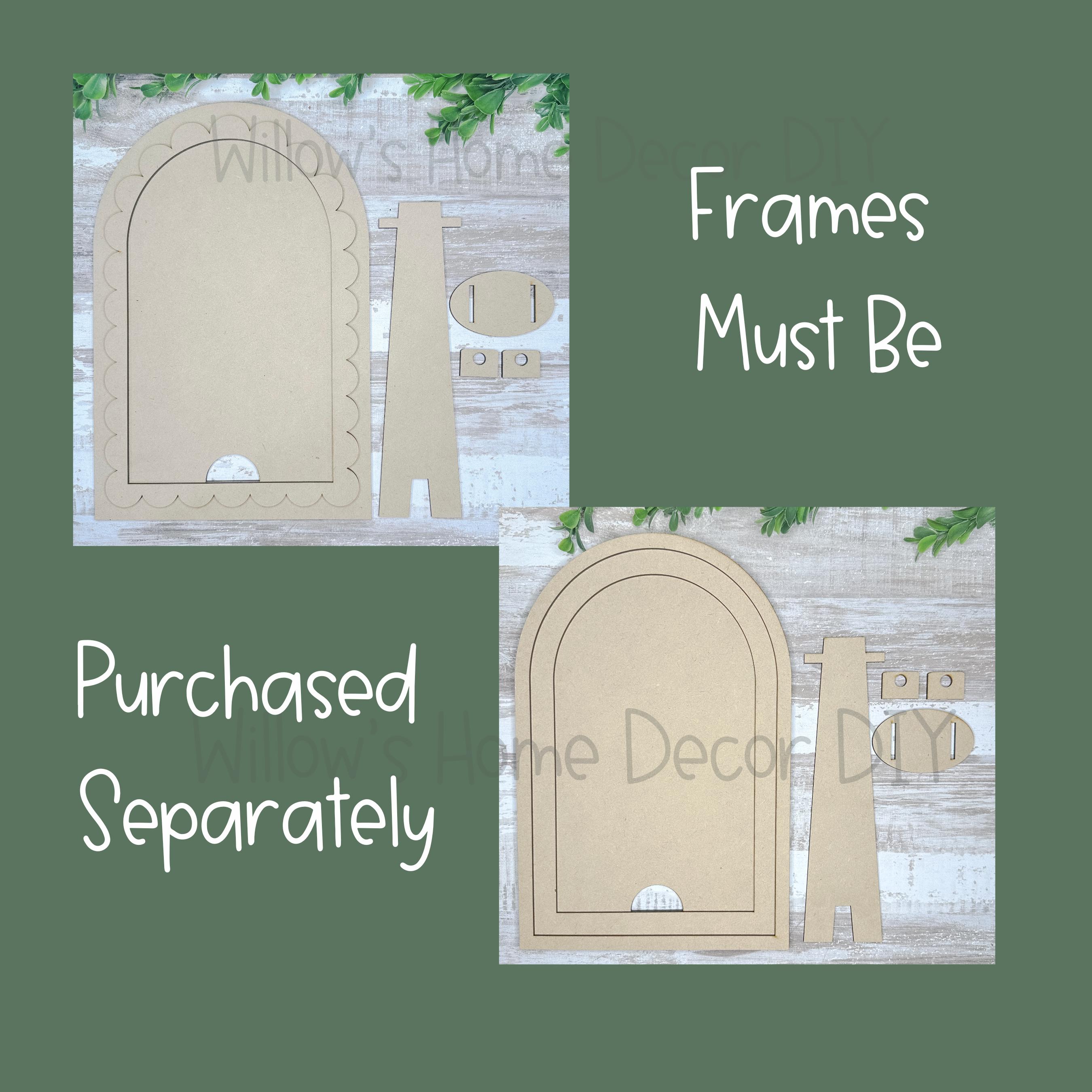 DIY Interchangeable Boho Arch Frame Insert - Spring Birdhousef - Craft ...