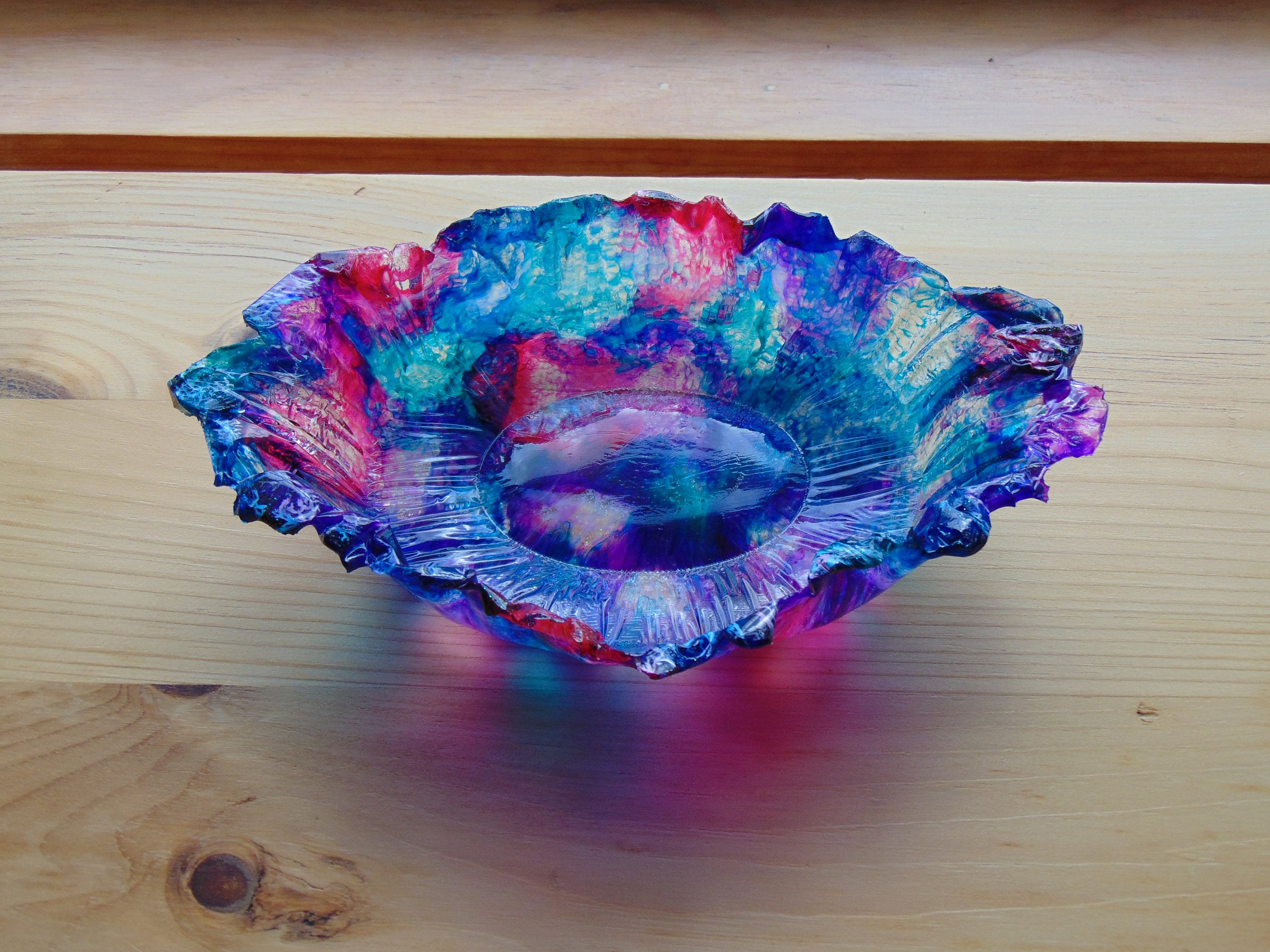 Spiritual Resin Bowl, Custom Resin Bowl, Christening Gift, Free Form Resin Bowl, Resin Trinket